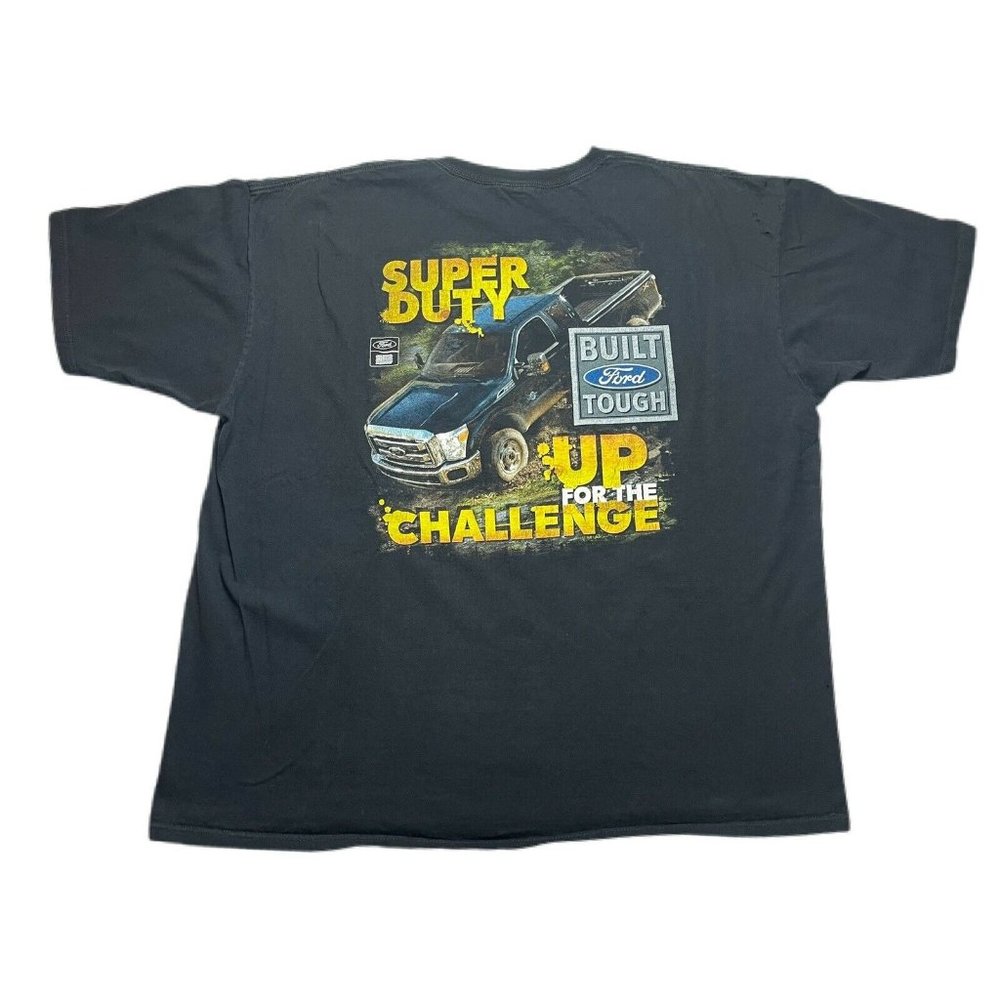 vintage Y2K Ford Truck Built Tough Racing T Shirt by Chase Authentics Size XXXL